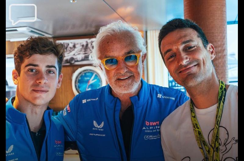 Scaloni aparecioacute en el GP de Italia de Foacutermula 1- Ahora estoy disfrutando