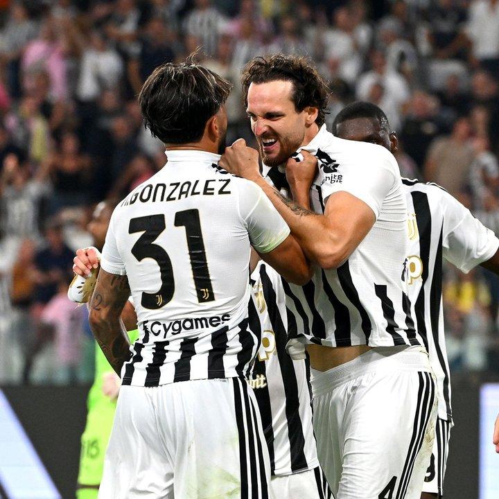 La Juventus igualoacute con el Milan y estaacute en zona de clasificacioacuten a la proacutexima UEFA Champions League