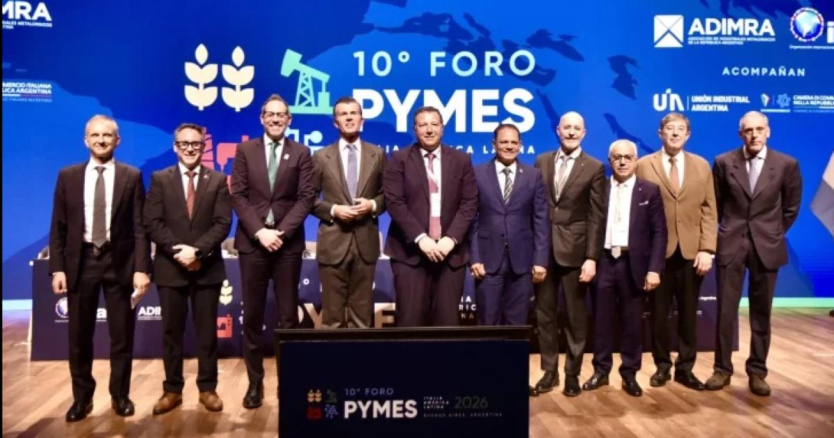 Carlos Sadir participa del Foro Pymes Italia - Latinoameacuterica 