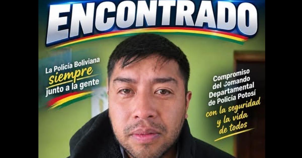 Hallaron a Maximiliano Martiacutenez en La Paz con buena salud aunque desorientado