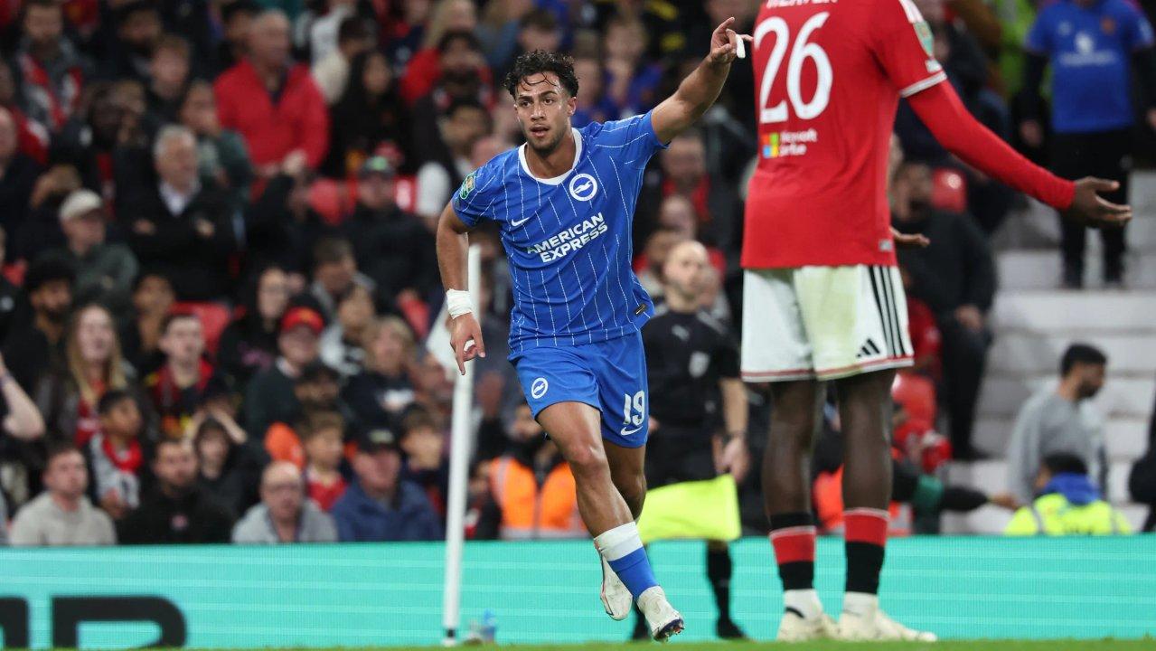 Copa de la Liga- Brighton elimina a Manchester United y Everton clasificoacute con golazo de Alcaraz