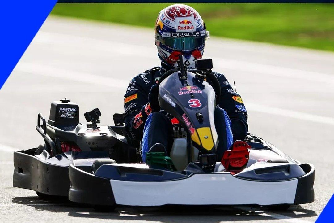La increiacuteble exhibicioacuten de Verstappen en karting- largoacute uacuteltimo contra 100 participantes y ganoacute