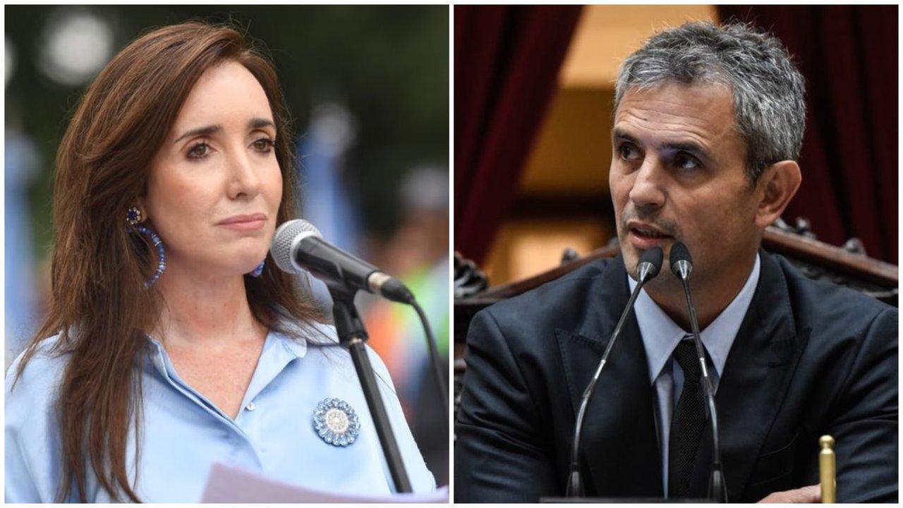 La iroacutenica respuesta de Villarruel a Martiacuten Menem con un meme de Maradona tras sus criacuteticas