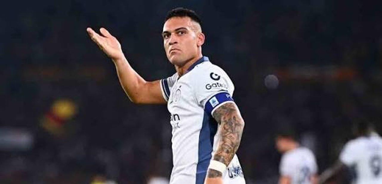 Lautaro Martiacutenez marcoacute un doblete y salvoacute al Inter ante Roma