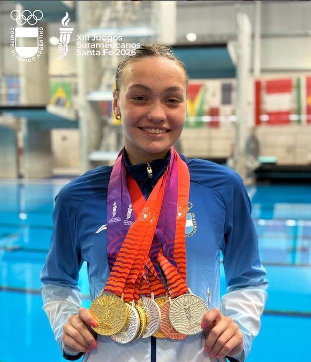 Cecilia Dieleke la seacuteptuple medallista suramericana- ldquoLas medallas son material la diversioacuten me la llevo en el corazoacutenrdquo