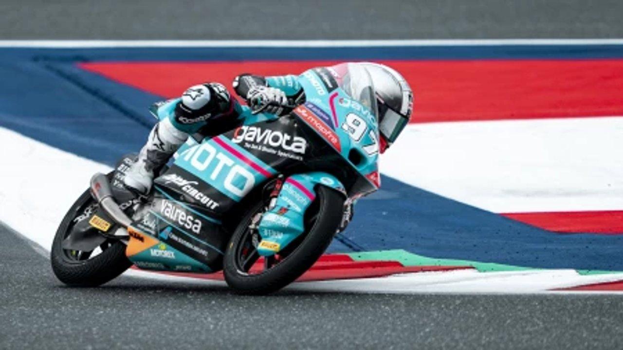 Morelli remontoacute 15 puestos y terminoacute octavo en el GP de Austria de Moto3