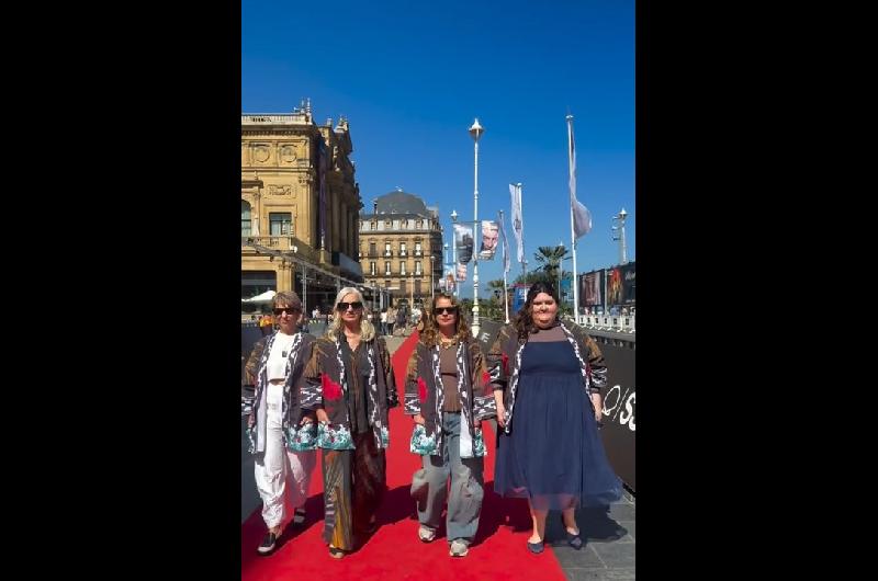 Actrices argentinas lucieron en el Festival de San Sebastiaacuten remeras con la leyenda ldquoLas Malvinas son argentinasrdquo
