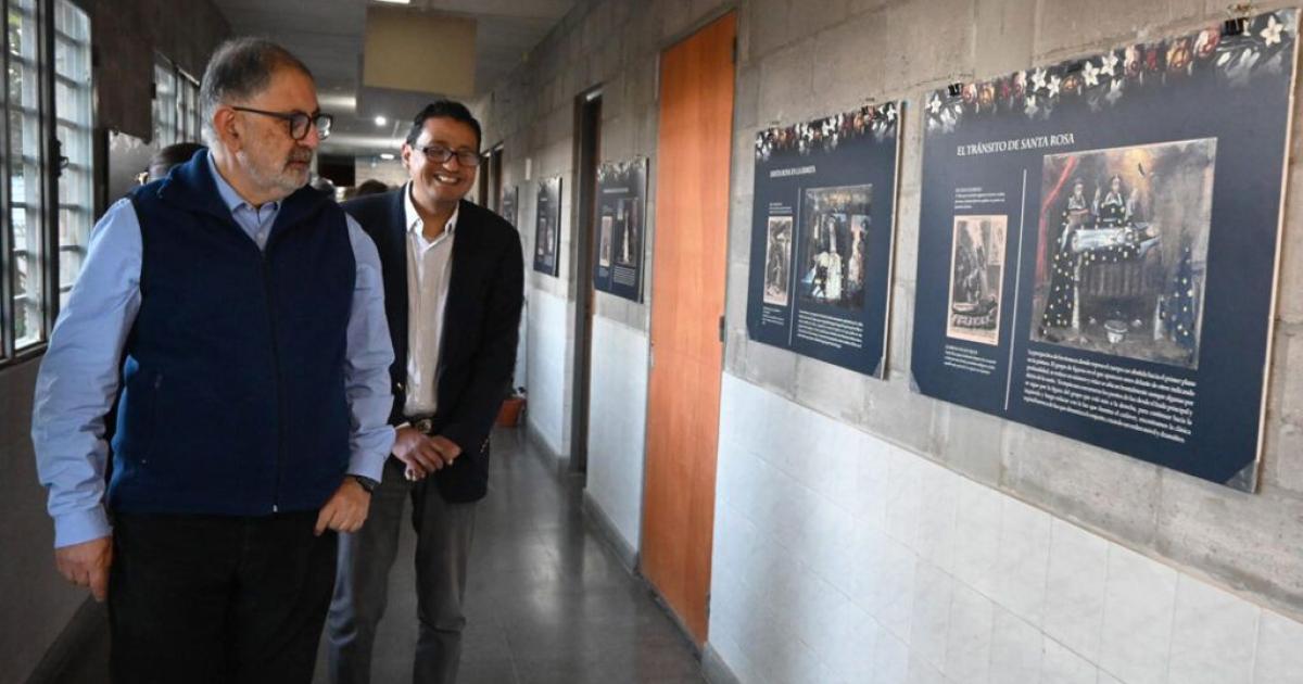 Exposicioacuten sobre el patrimonio pictoacuterico de la iglesia de Purmamarca