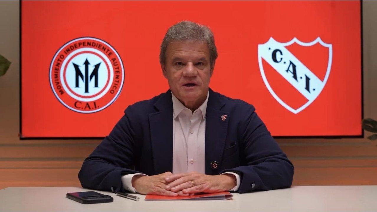 Enrique Sacco seraacute candidato a presidente de Independiente- Llegoacute el momento de involucrarmeldquo