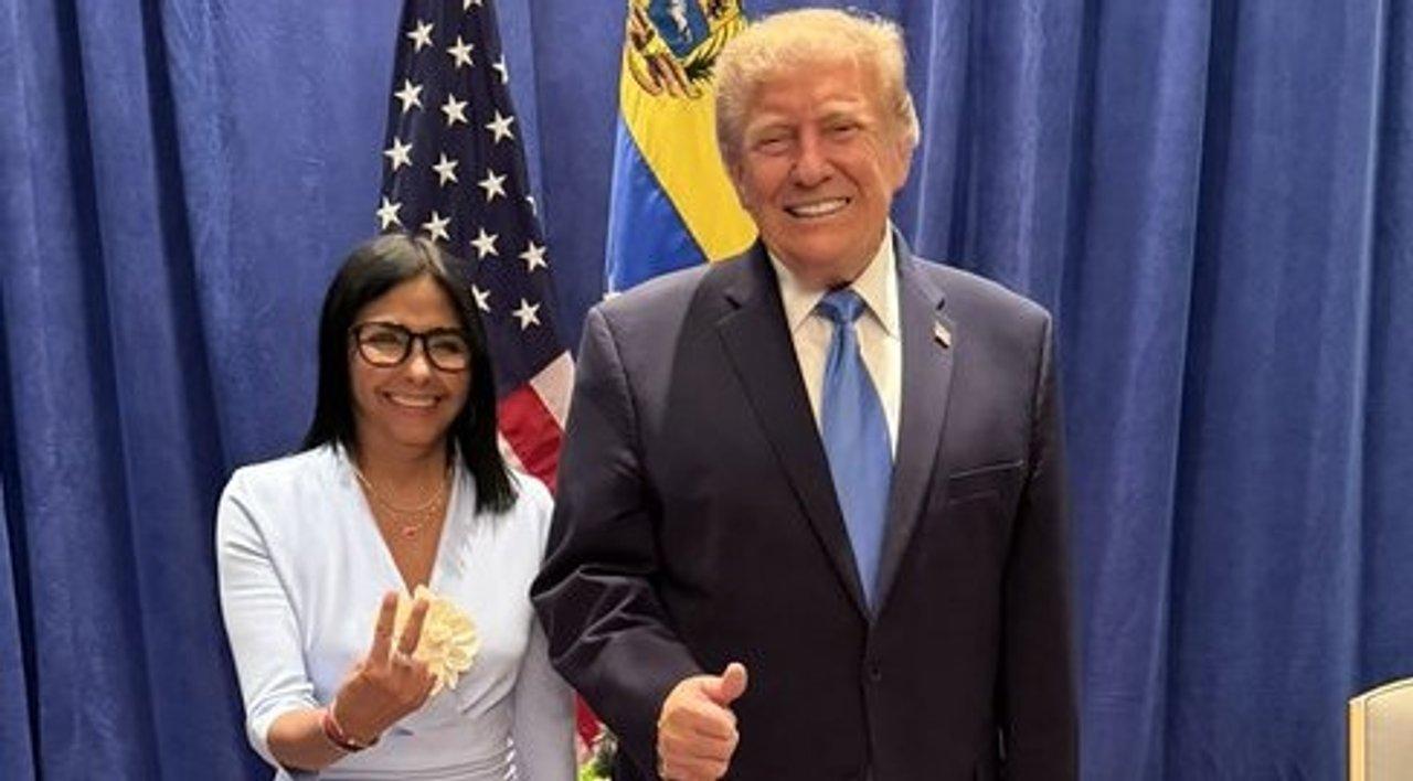 Delcy Rodriacuteguez anuncioacute que habraacute elecciones en Venezuela en el momento correcto