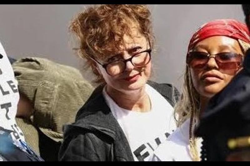 Arrestaron a Susan Sarandon durante una marcha contra Netanyahu en Nueva York 