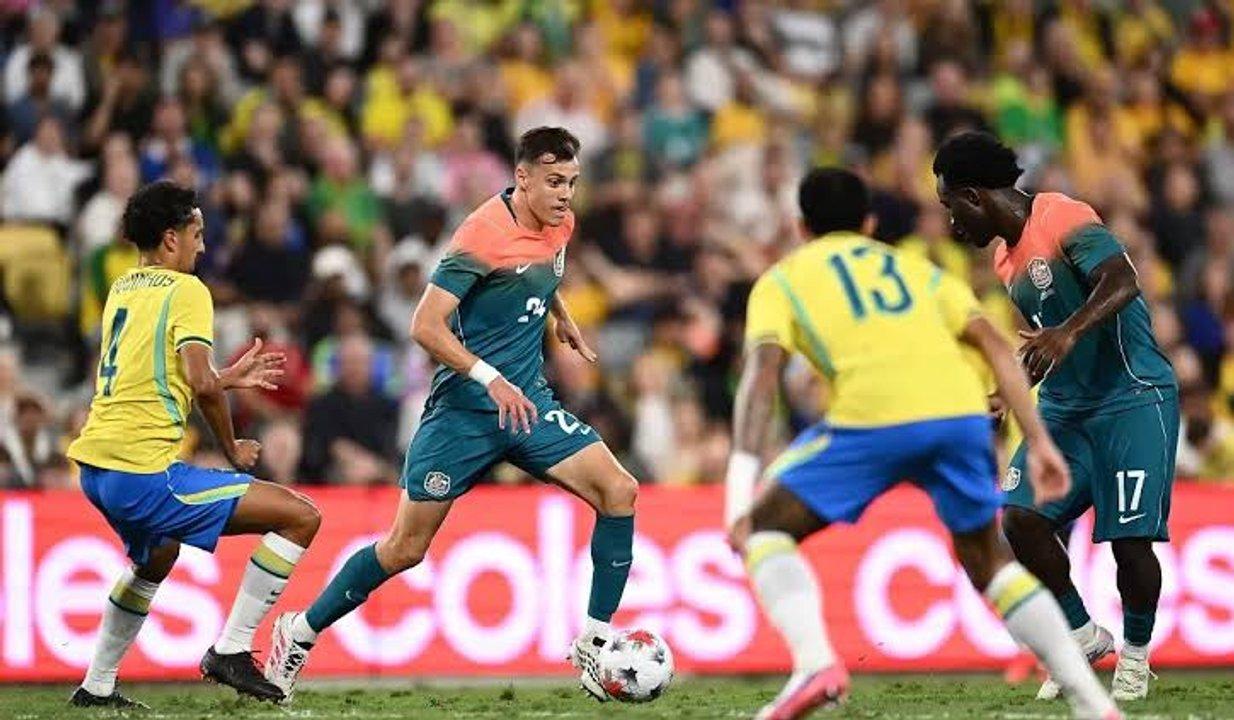 Se salvoacute del papeloacuten- Brasil rescatoacute un empate 1-1 con Australia
