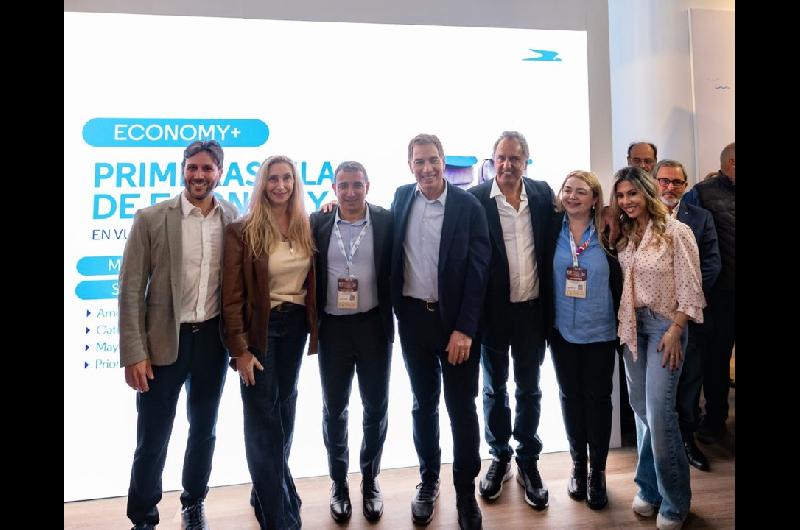 Karina Milei y Santilli acompantildearon la presentacioacuten de las propuestas de Aeroliacuteneas Argentinas para el verano