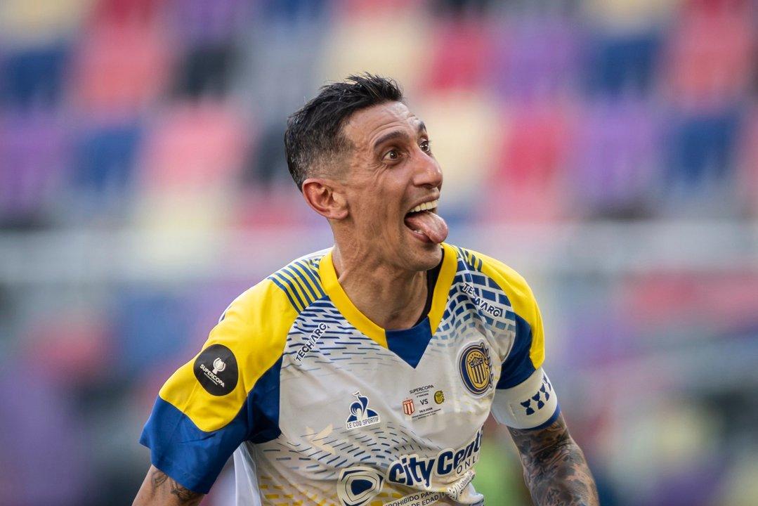 Di Mariacutea celebroacute la Supercopa Internacional y resaltoacute- ldquoFue penal ellos tendraacuten sus excusasrdquo