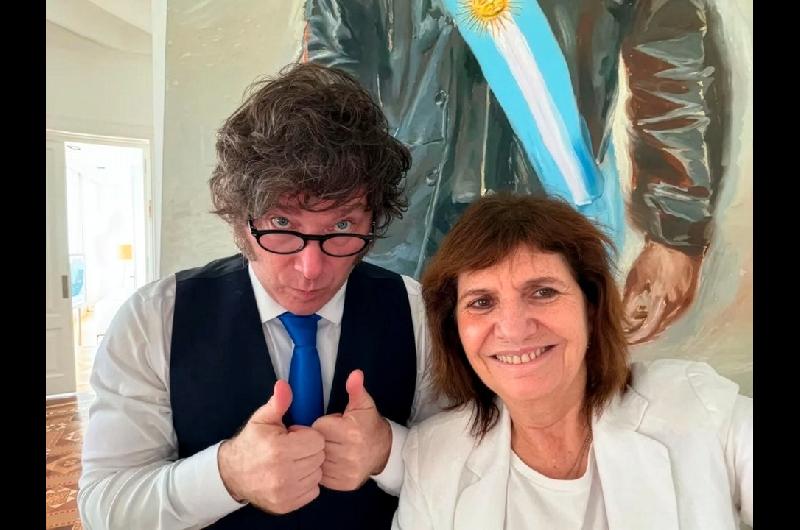 Milei sobre Bullrich- ldquoNuestra relacioacuten es excelente