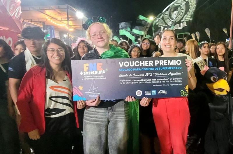 Entregaron premios a carrozas con propuestas ambientales