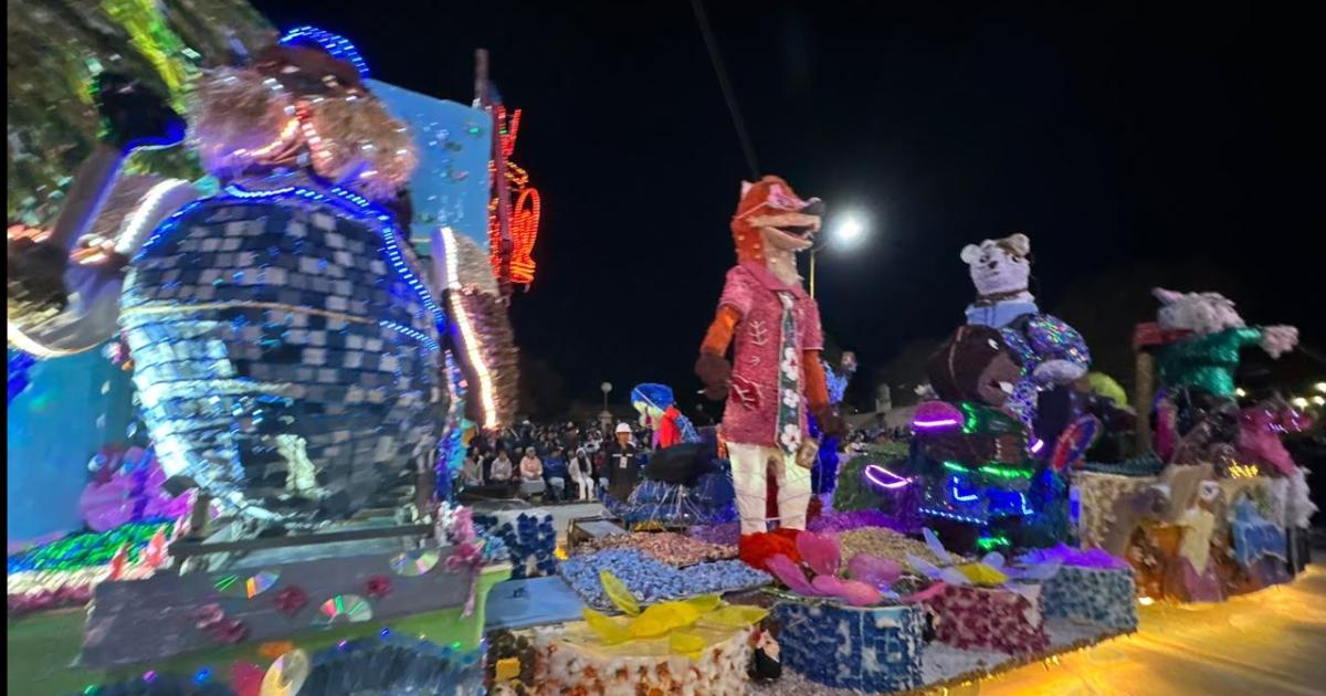 Alegriacutea juvenil y gran despliegue creativo en los desfiles de carrozas de La Quiaca