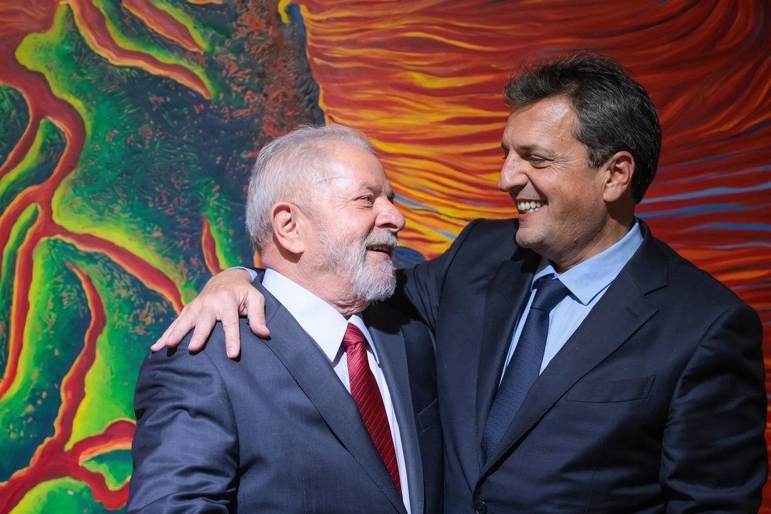 Sergio Massa expresoacute su apoyo a Lula en las elecciones de Brasil
