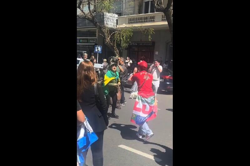 Elecciones en Brasil- incidentes y un detenido frente a la embajada en Buenos Aires