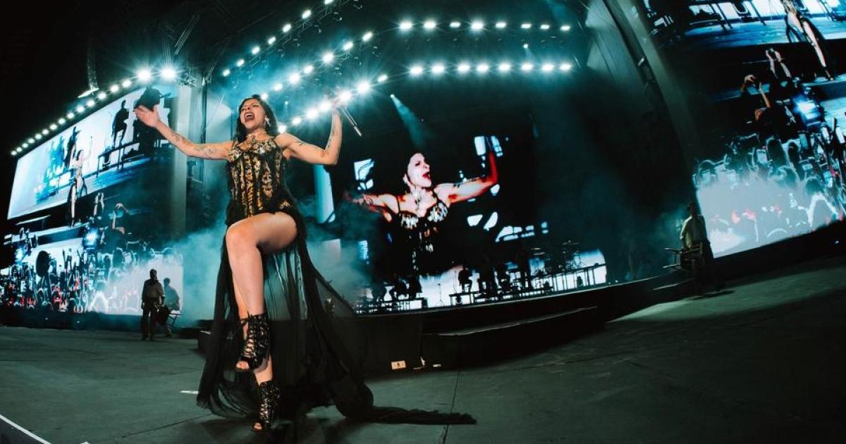 Impactante concierto de Cazzu en Jujuy