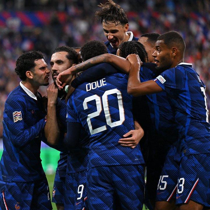 Francia goleoacute a Beacutelgica y remontoacute para seguir liacuteder en la UEFA Nations League