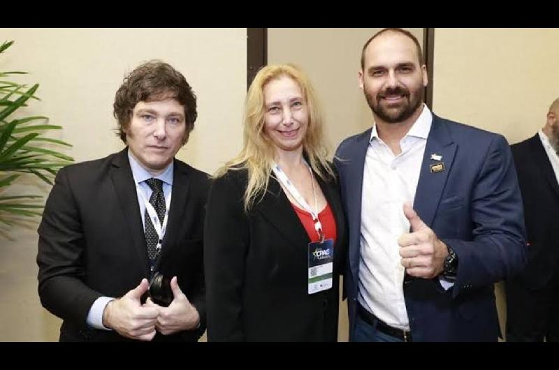 Milei viaja a Washington para una gala hispana y se mostraraacute con Eduardo Bolsonaro