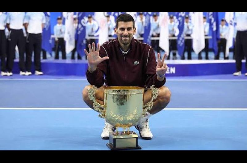 Djokovic derrotoacute a de Mintildeaur y se quedoacute con el tiacutetulo en el ATP 500 de Beijing