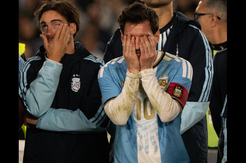 Messi emocionado en su despedida- ldquoJugar en la Seleccioacuten argentina es lo maacutes lindo que te puede pasarrdquo