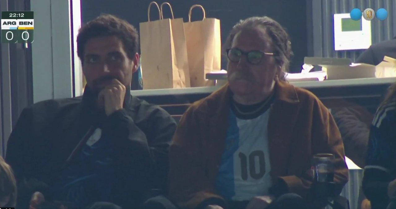 Charly Garciacutea estuvo presente en la despedida de Messi de la Seleccioacuten argentina