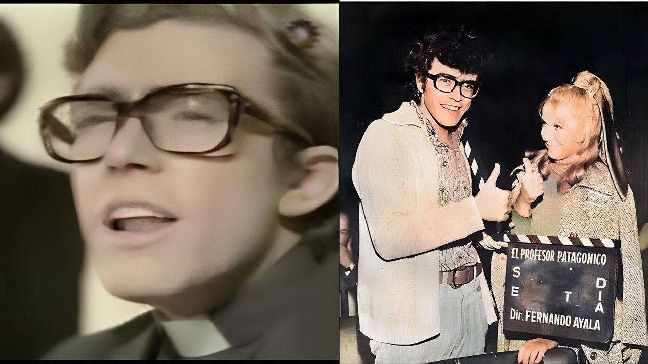 Piero y su paso por el cine junto a Luis Sandrini en ldquoEl profesor patagoacutenicordquo junto a Soledad Silveyra