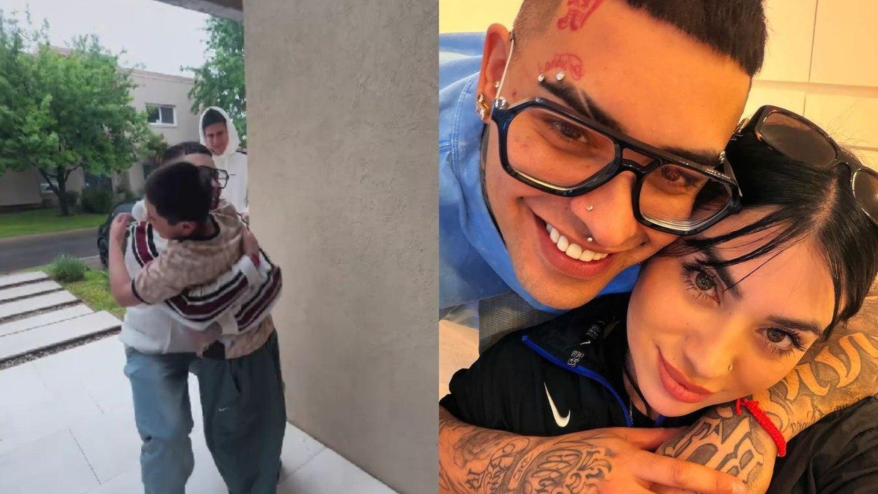 Callejero Fino salioacute de la caacutercel y se reencontroacute con su familia- el emotivo video