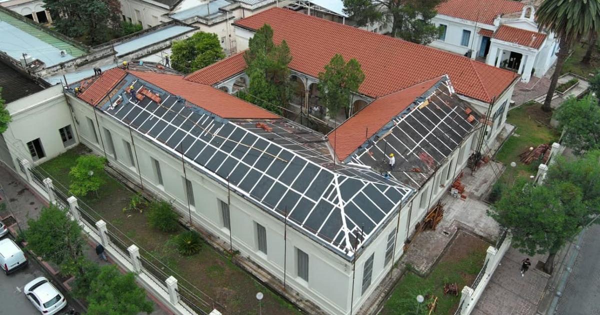 Continuacutea el proceso de refaccioacuten y conservacioacuten en el hospital San Roque