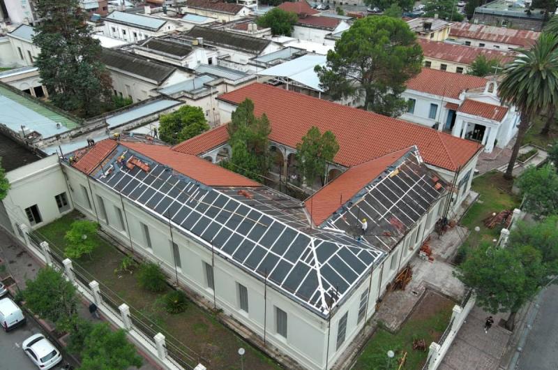 Continuacutea el proceso de refaccioacuten y conservacioacuten en el hospital San Roque