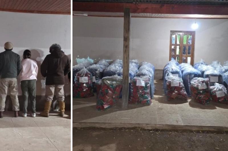 Incautaron 14 tonelada de hojas de coca y detienen a periquentildeos