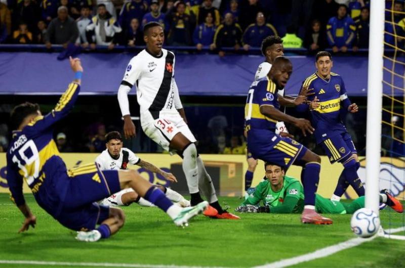 Boca perdioacute por 1-0 con Vasco Da Gama y deberaacute remontar para ser finalista de la Sudamericana