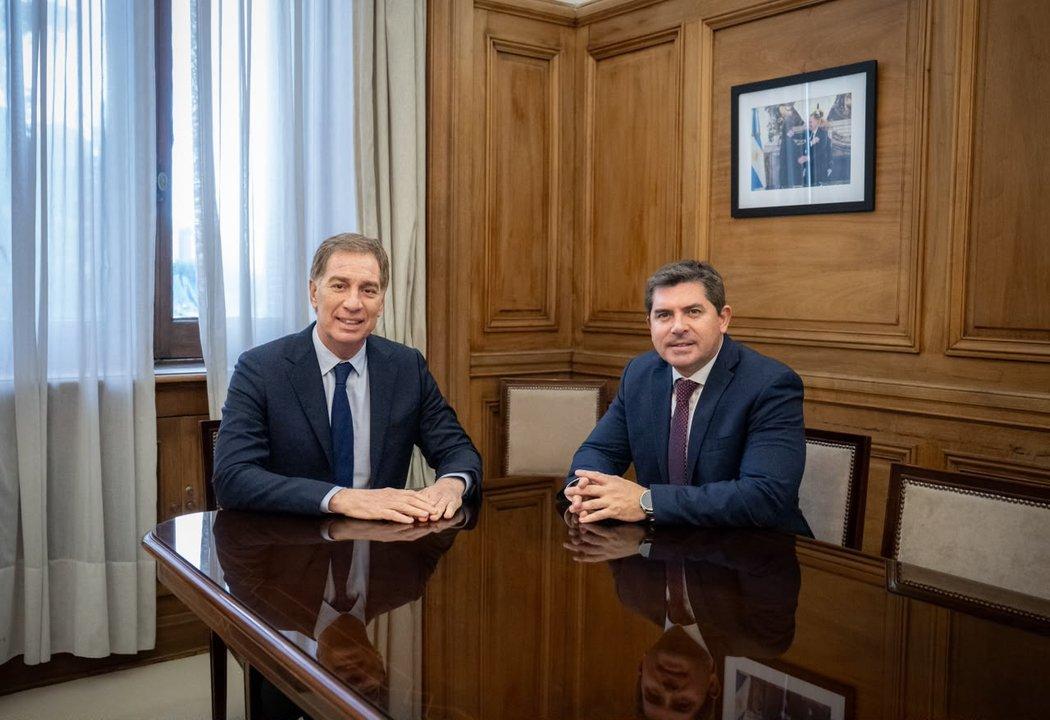 Santilli se reunioacute con el gobernador de San Juan y definioacute su agenda de actividades de la semana