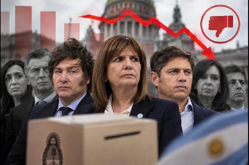 La encuesta que incomoda a toda la clase poliacutetica- nadie logra revertir su imagen negativa