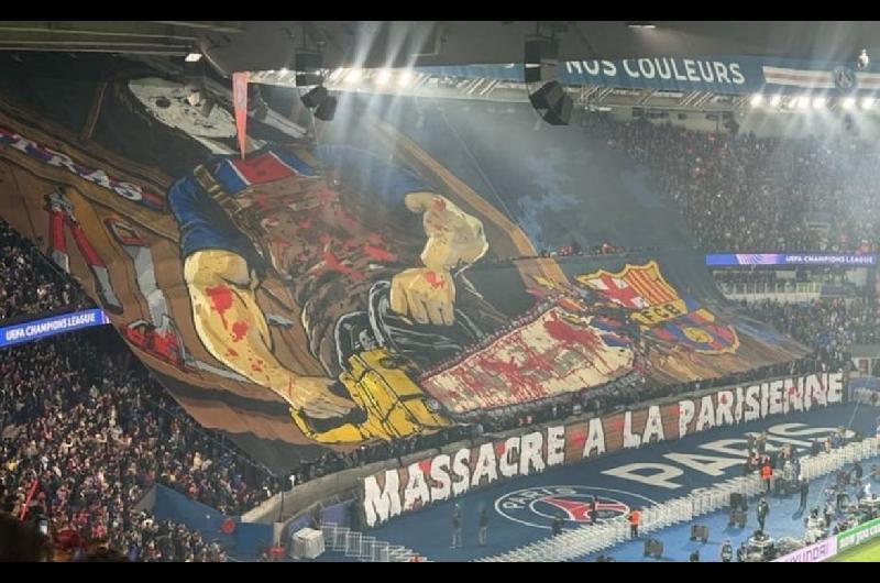 El Barcelona denuncioacute al PSG ante la UEFA por una violenta bandera 