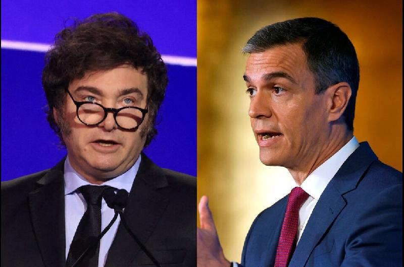 Milei en Espantildea entre la confrontacioacuten con Saacutenchez y pocos encuentros