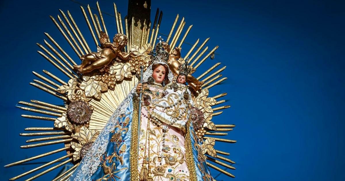 Virgen de Riacuteo Blanco llega a la Basiacutelica de Lujaacuten