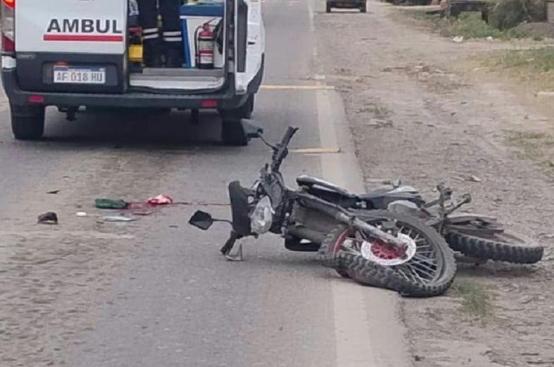 otociclista murioacute tras un traacutegico derrape sobre la Ruta provincial 2