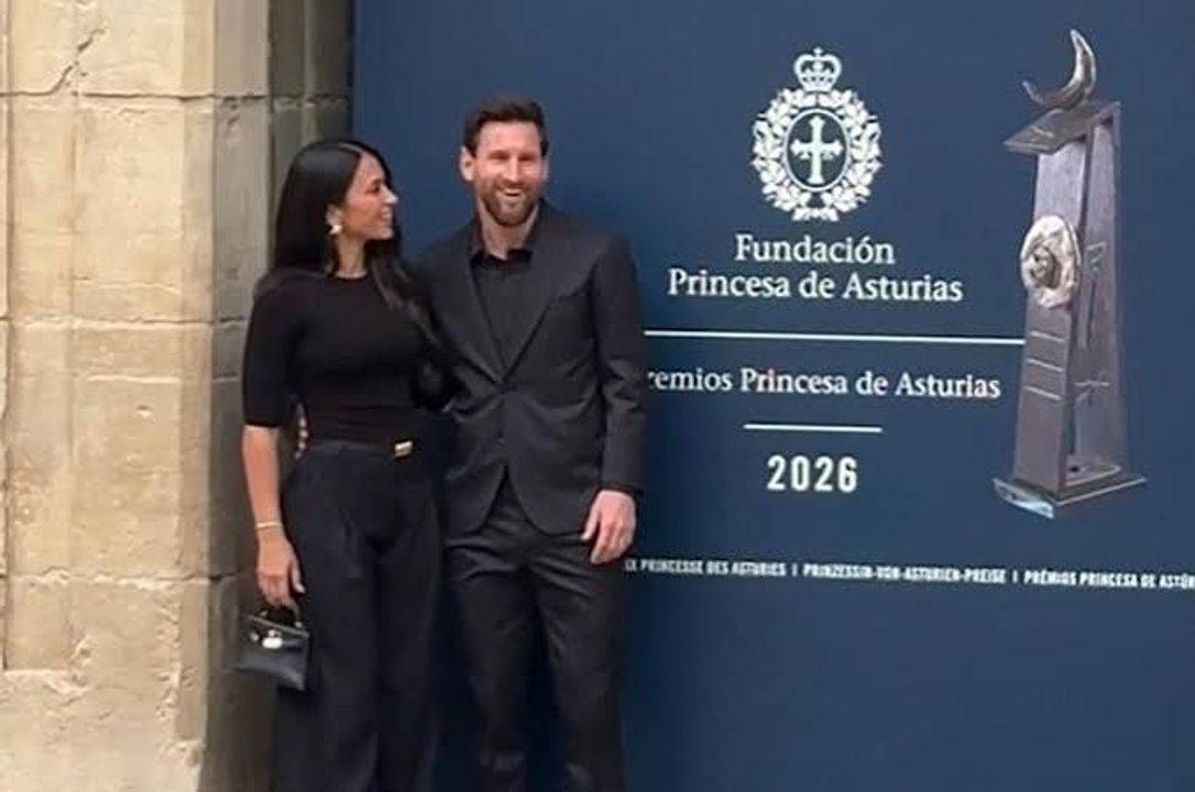 Lionel Messi fue reconocido con el Premio Princesa de Asturias