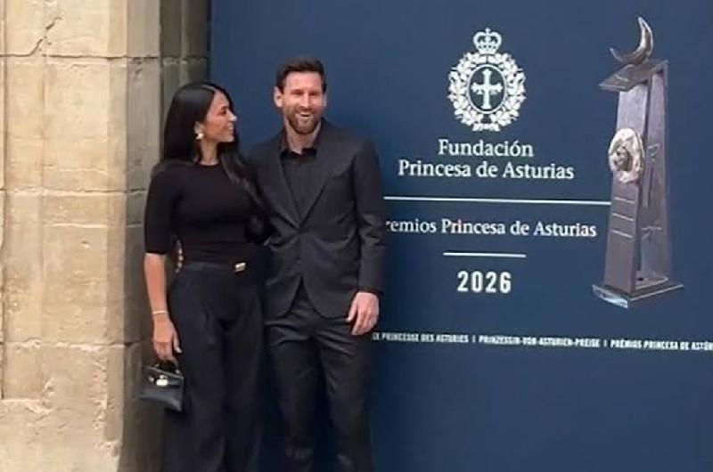 Lionel Messi fue reconocido con el Premio Princesa de Asturias