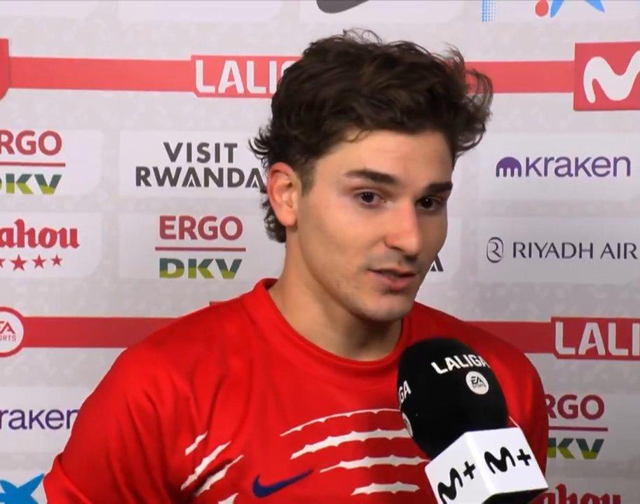 Juliaacuten Aacutelvarez se disculpoacute con el hincha del Atleacutetico- ldquoEntiendo a la gente yo me hubiera enojado