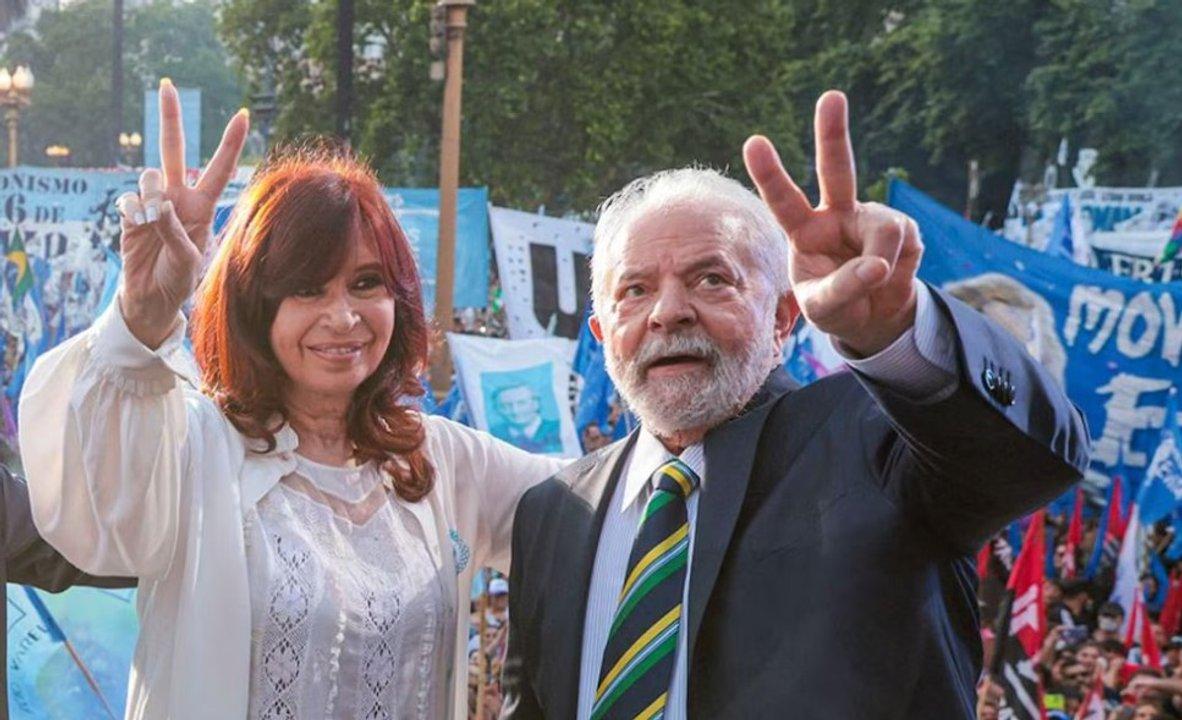 Cristina Fernaacutendez de Kirchner celebroacute la reeleccioacuten de Lula- ldquoFelicidades al pueblo brasilentildeo y al compantildeero presidenterdquo