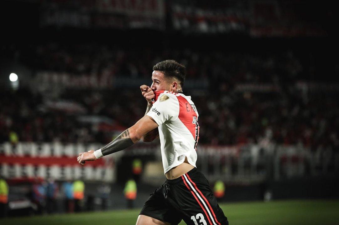 Enzo Fernaacutendez sobre la promesa del retorno a River- ldquoQuiero y voy a volver en alguacuten momentordquo