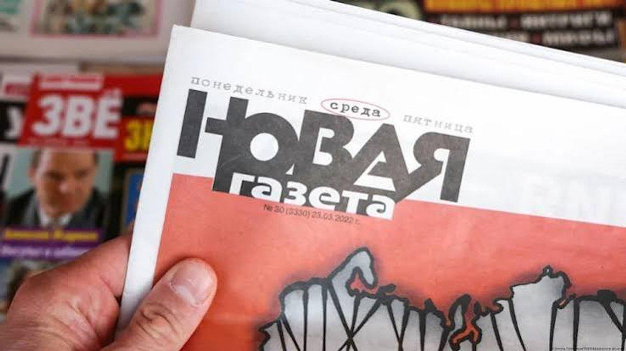 Cierre del perioacutedico opositor Noacutevaya Gazeta en Rusia