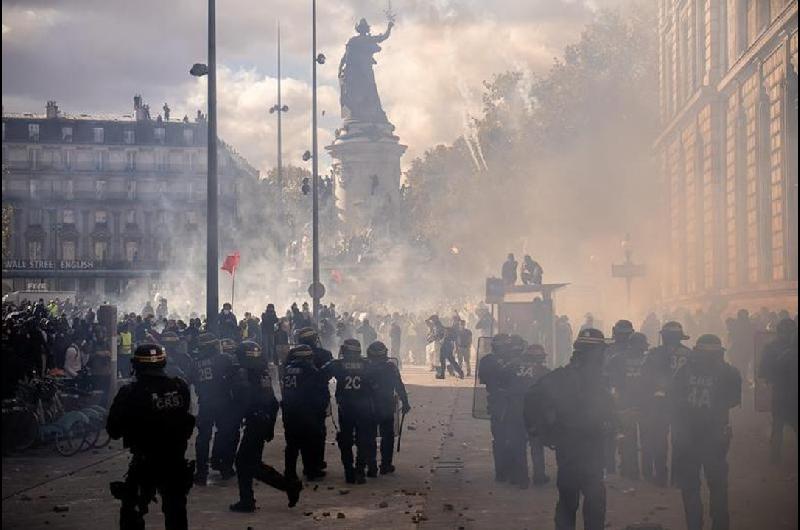 Violentas protestas en Alemania y Francia