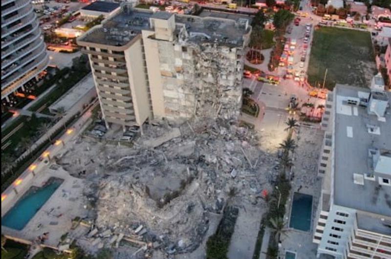 Derrumbe y tragedia en un edificio de doce pisos en Miami :: Diario Pregon de Jujuy - Vimarsana News