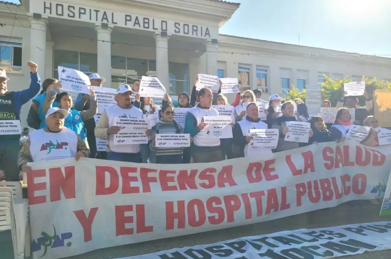 "Ruidazo" en el Hospital Pablo Soria